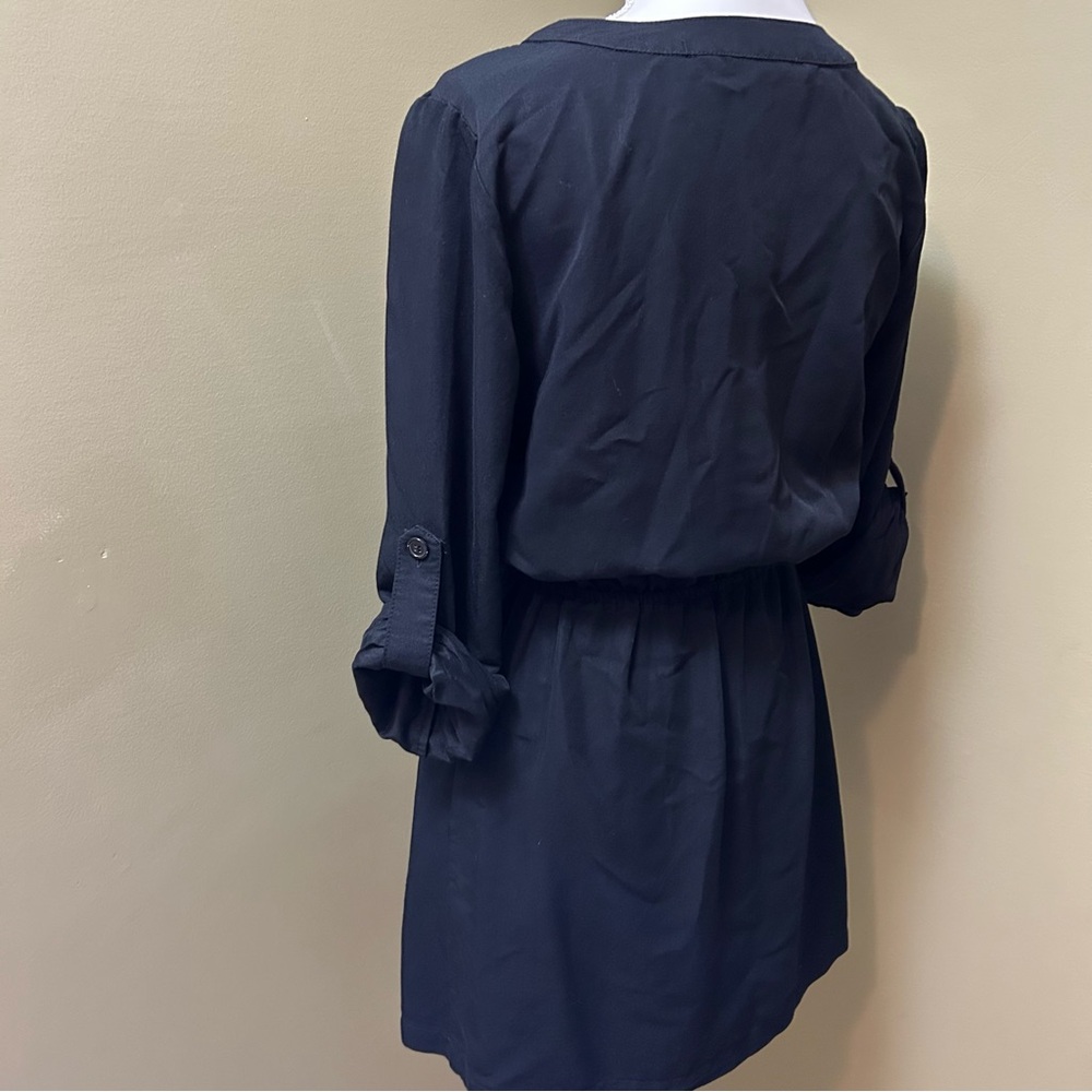 Max Studio Black Shirt Dress - Picture 3 of 9